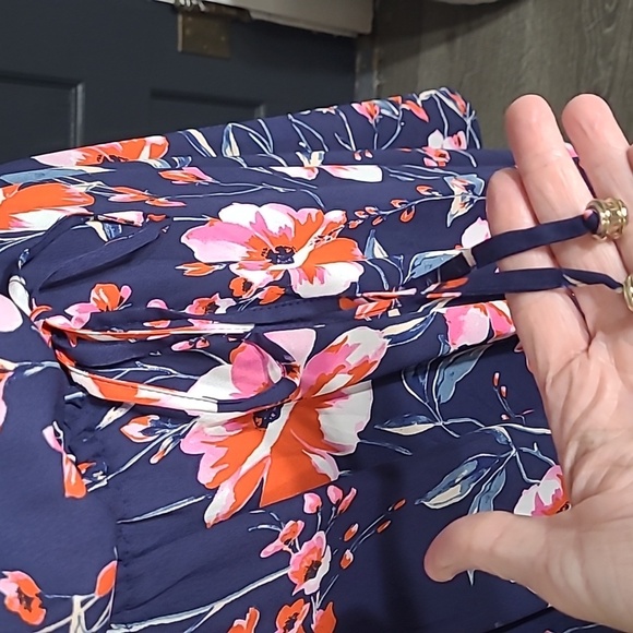 Ivanka Trump Women's Floral Printed Georgette Dress Size 6 - Picture 3 of 4